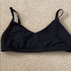 Black fabletics Sports Bra
